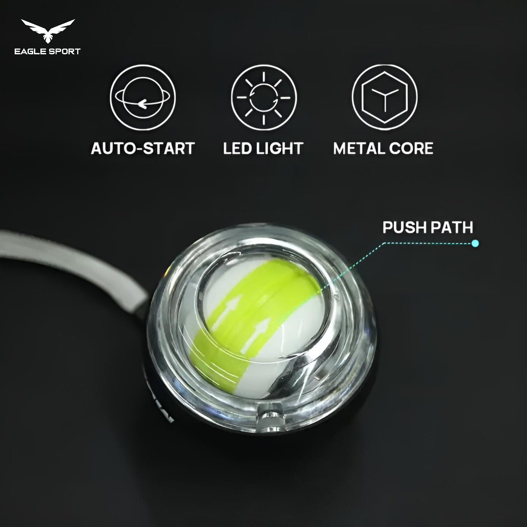 Professional Hand Grip & Wrist Strengthening Ball with LED – MDBuddy
كرة تقوية قبضة اليد والساعد احترافية مع إضاءة LED – MDBuddy