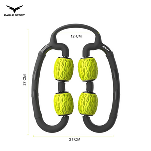 MDBuddy Manual Muscle Roller Massager for Neck, Shoulders & Body Relaxation
جهاز مساج رولر يدوي للرقبة والعضلات وتحسين الاسترخاء – MDBuddy