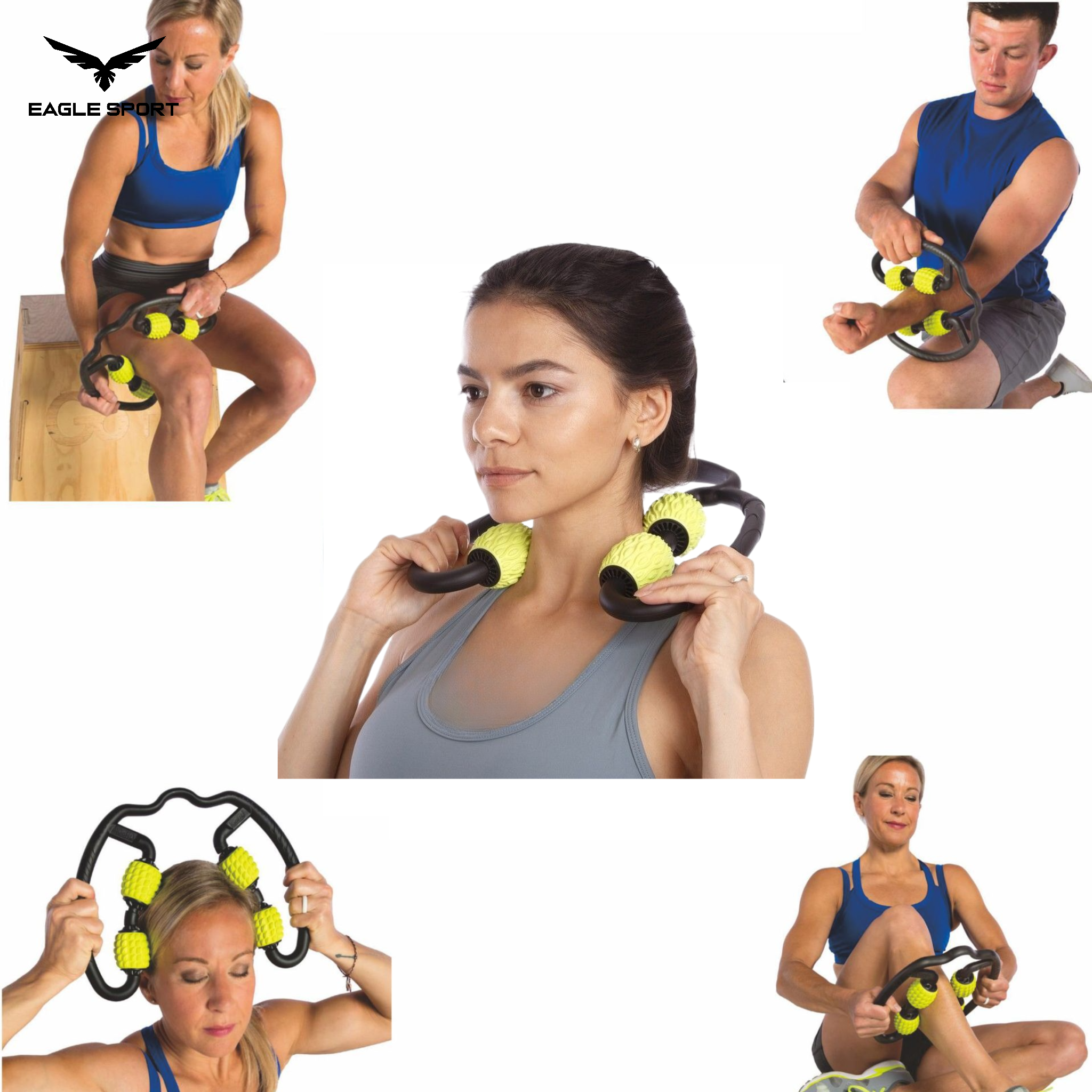 MDBuddy Manual Muscle Roller Massager for Neck, Shoulders & Body Relaxation
جهاز مساج رولر يدوي للرقبة والعضلات وتحسين الاسترخاء – MDBuddy