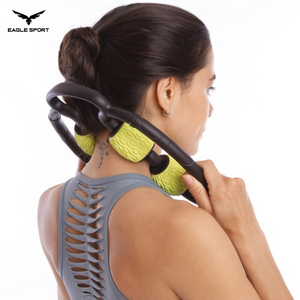 MDBuddy Manual Muscle Roller Massager for Neck, Shoulders & Body Relaxation
جهاز مساج رولر يدوي للرقبة والعضلات وتحسين الاسترخاء – MDBuddy