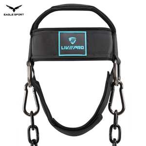 Professional Neck Training Harness for Strengthening Neck & Upper Back Muscles – LivePro
حزام تمارين الرقبة احترافي لتقوية عضلات الرقبة والجزء العلوي من الظهر – LivePro