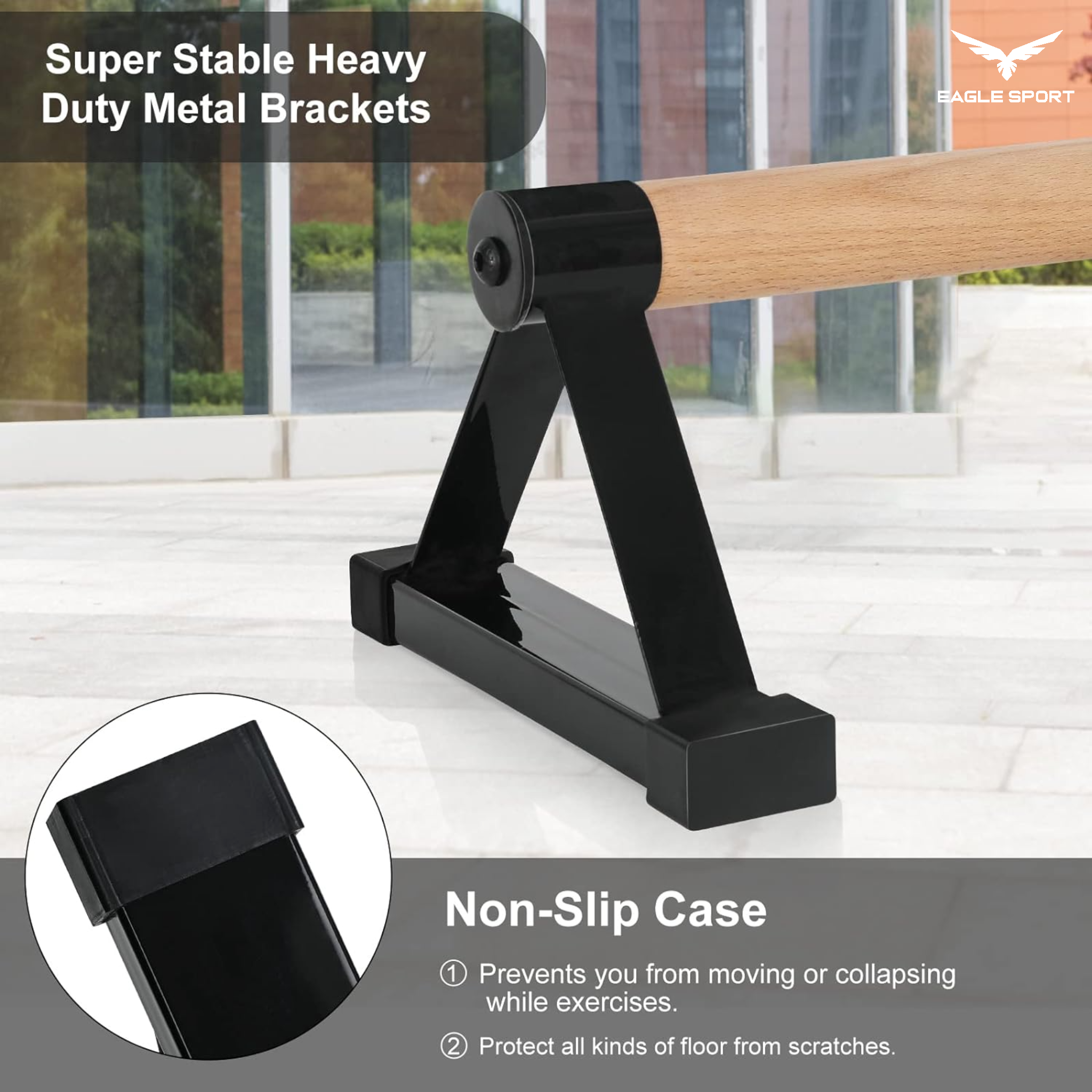 Professional Wooden Parallettes for Calisthenics Training
متوازيات خشبية احترافية لتمارين الكاليسثنكس