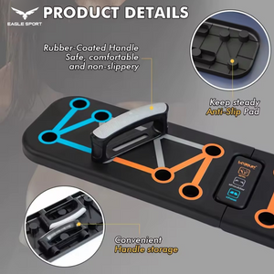 لوح تمارين الضغط متعدد الوضعيات قابل للطي – LIVEUP
LIVEUP Foldable Multi-Position Push-Up Board