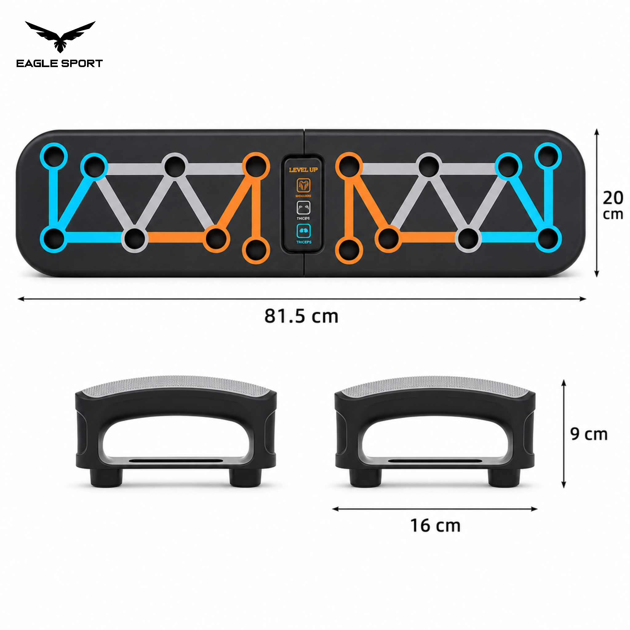 لوح تمارين الضغط متعدد الوضعيات قابل للطي – LIVEUP
LIVEUP Foldable Multi-Position Push-Up Board