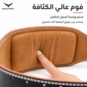 حزام رفع الأثقال مبطن لدعم أسفل الظهر – VALEO
VALEO Padded Weightlifting Belt for Back Support